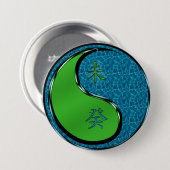 Badge Rond 7,6 Cm Chèvre d'eau (Devant & derrière)