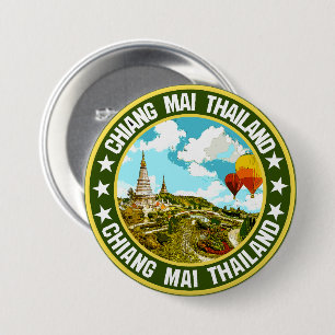 Badge Rond 7,6 Cm Chiang Mai