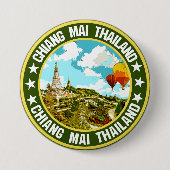 Badge Rond 7,6 Cm Chiang Mai (Devant)