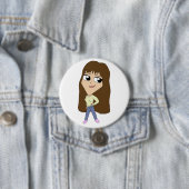 Badge Rond 7,6 Cm chibi (En situation)
