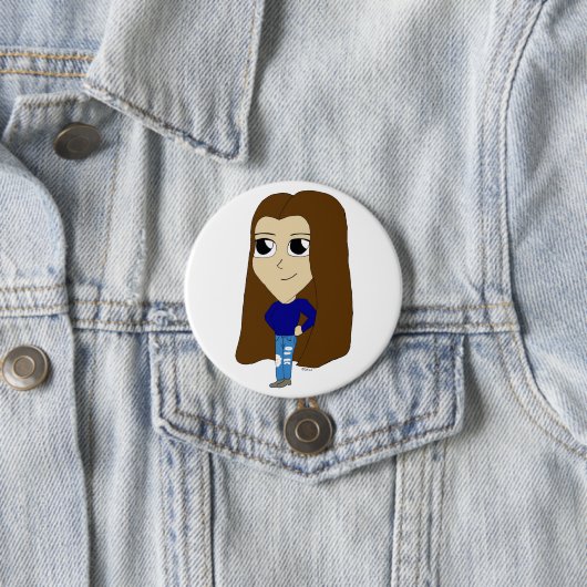 Badge Rond 7,6 Cm chibi (En situation)