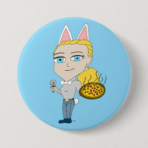Badge Rond 7,6 Cm chibi