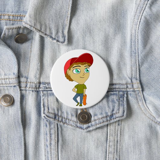 Badge Rond 7,6 Cm chibi (En situation)