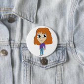 Badge Rond 7,6 Cm chibi (En situation)