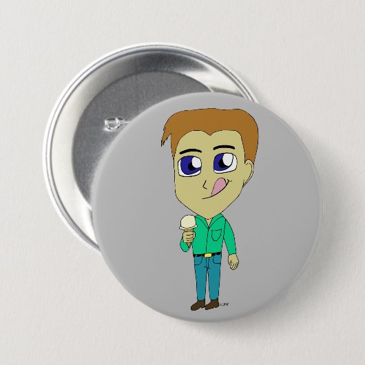 Badge Rond 7,6 Cm chibi (Devant & derrière)