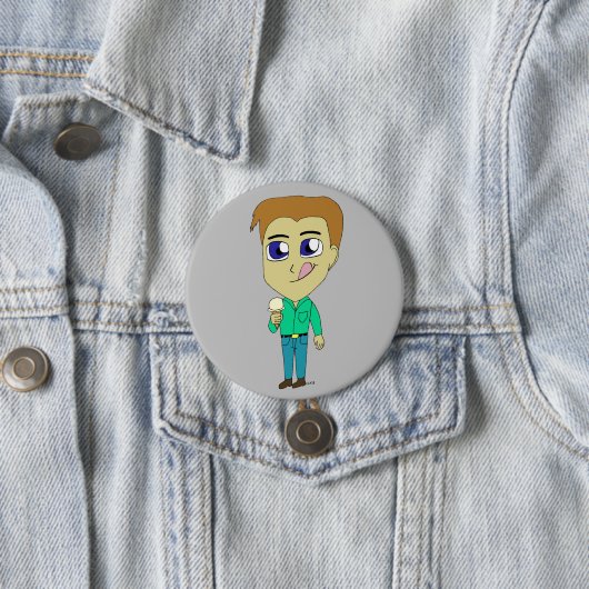 Badge Rond 7,6 Cm chibi (En situation)