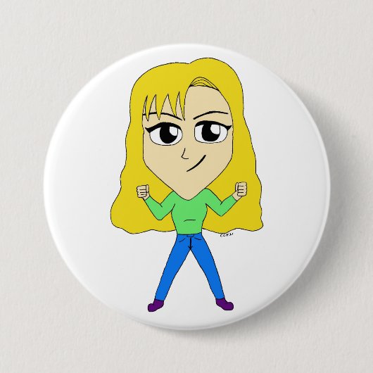 Badge Rond 7,6 Cm chibi (Devant)