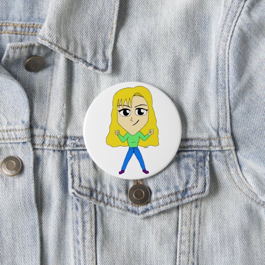 Badge Rond 7,6 Cm chibi (En situation)