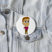 Badge Rond 7,6 Cm chibi (En situation)