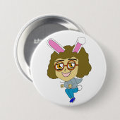Badge Rond 7,6 Cm chibi bunnygirl (Devant & derrière)