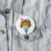 Badge Rond 7,6 Cm chibi bunnygirl (En situation)