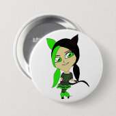 Badge Rond 7,6 Cm chibi catgirl (Devant & derrière)