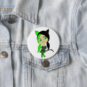 Badge Rond 7,6 Cm chibi catgirl (En situation)