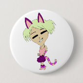 Badge Rond 7,6 Cm chibi catgirl (Devant)