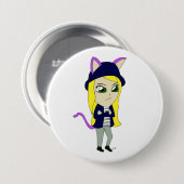 Badge Rond 7,6 Cm chibi catgirl (Devant & derrière)