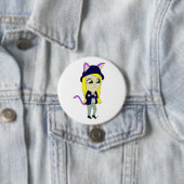 Badge Rond 7,6 Cm chibi catgirl (En situation)