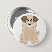Badge Rond 7,6 Cm Chien (Devant & derrière)