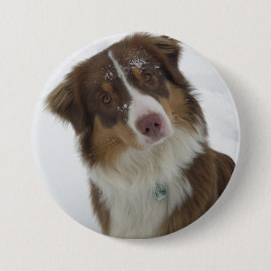 Badge Rond 7,6 Cm Chien mignon