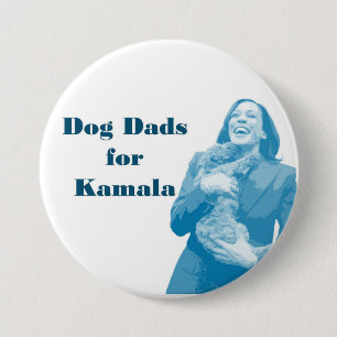 Badge Rond 7,6 Cm Chiens papas pour Kamala