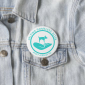 Badge Rond 7,6 Cm "Chiens sans abri de aide " (En situation)