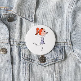 Badge Rond 7,6 Cm Chiffre de la princesse mignonne Ballerina