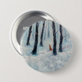 Badge Rond 7,6 Cm Chiffre semblable à un chapiteau rouge dans une fo (Devant & derrière)