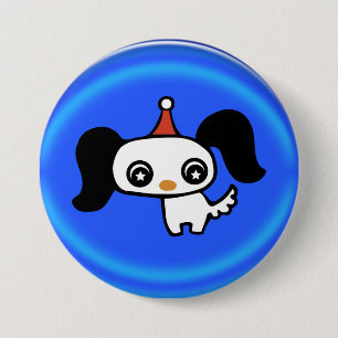 Badge Rond 7,6 Cm chiot mignon