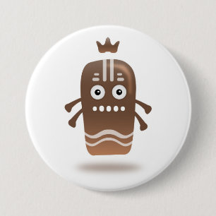 Badge Rond 7,6 Cm ChocoChobo-Bouton