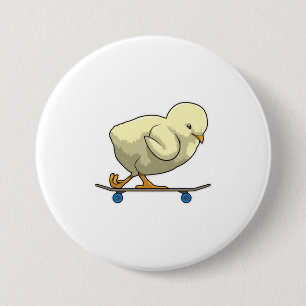 Badge Rond 7,6 Cm Choisir comme patineur avec skateboard