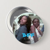Badge Rond 7,6 Cm chrisnlaina, BFF (Devant & derrière)