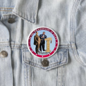 Badge Rond 7,6 Cm Christie pour le président 2016 (En situation)