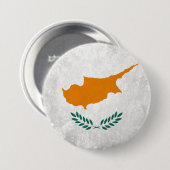 Badge Rond 7,6 Cm Chypre (Devant & derrière)