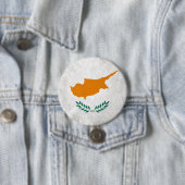 Badge Rond 7,6 Cm Chypre (En situation)