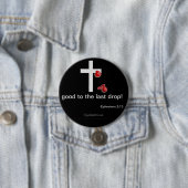 Badge Rond 7,6 Cm Citations chrétiennes (En situation)