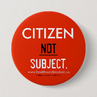 Citoyen non soumis - Pin