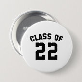Badge Rond 7,6 Cm Classe De 22 (Devant & derrière)