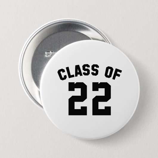 Badge Rond 7,6 Cm Classe De 22 (Devant & derrière)