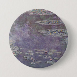 Badge Rond 7,6 Cm Claude Monet - Nymphéas