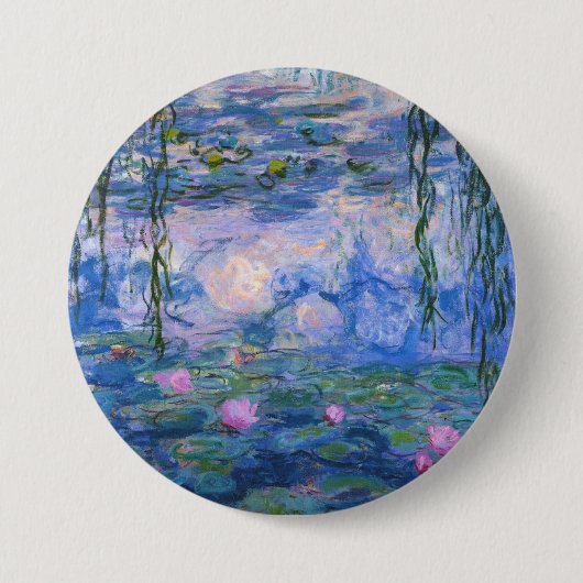 Badge Rond 7,6 Cm Claude Monet - Water Lilies, 1916 (Devant)