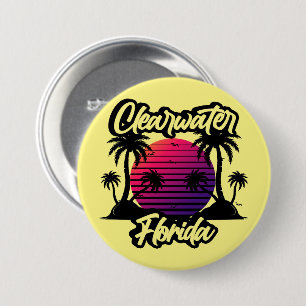 Badge Rond 7,6 Cm Clearwater en Floride