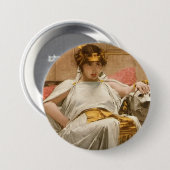 Badge Rond 7,6 Cm Cléopâtre (Devant & derrière)