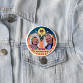 Badge Rond 7,6 Cm Clinton/Kaine 2016 (En situation)