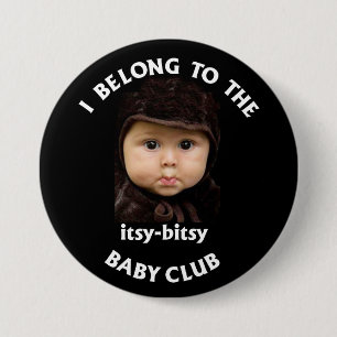 Badge Rond 7,6 Cm club bitsy itsy de bébé