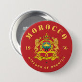 Badge Rond 7,6 Cm Coat d'Arms (Devant & derrière)
