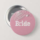 Badge Rond 7,6 Cm Cobwebs et mariée d'araignées blanches (Devant & derrière)