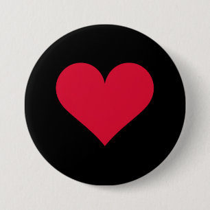 Badge Rond 7,6 Cm Cœur Saint-Valentin Amour Cœur 