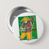 Badge Rond 7,6 Cm Collecteur papillon (Devant & derrière)