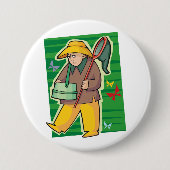 Badge Rond 7,6 Cm Collecteur papillon (Devant)