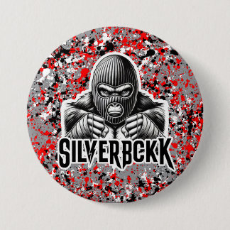 BADGE ROND 7,6 CM COLLECTION MANDEM SILVERBCKK OFFICIEL TTV 7,5 CM R