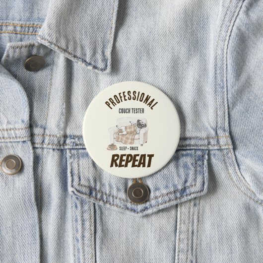 Badge Rond 7,6 Cm Collection Pattes Cozy (En situation)